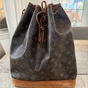 Louis Vuitton LV Shoulder Bag Vintage Noe Browns Monogram